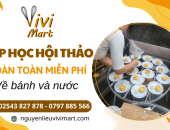 Lớp học hội thảo miễn phí về bánh và nước - Ưu đãi đặc biệt cho khách hàng Rich, Puratos