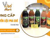 Cung cấp nguyên liệu pha chế tại Bà Rịa - Đa dạng, chất lượng, giá tốt