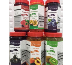 MỨT XÁC BERINO (DÂU, KHÓM, KIWI,CAM,VIÊT QUÂT,ĐÀO)