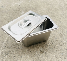 Khay Inox 1/9 Topping sâu 6,5cm, 10cm