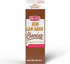 Kem Topping làm bánh vị Sô cô la (scl) Rich