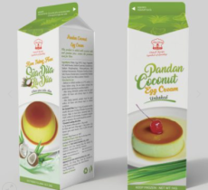 Kem Trứng Flan Sữa Dừa Lá Dứa (1 kg)