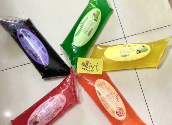 Mứt trang trí bánh các vị ( dưa lưới , cam, chanh dây, dâu,…