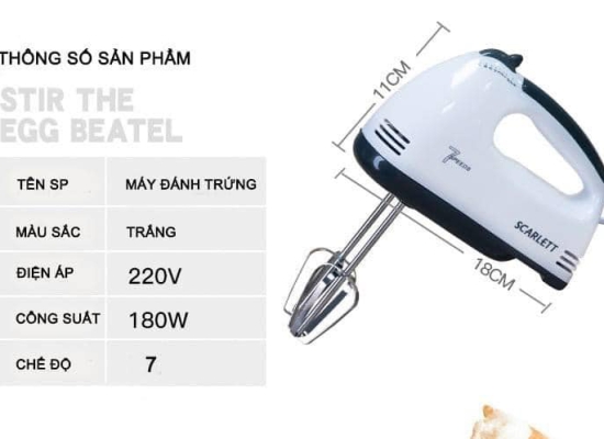MÁY ĐÁNH TRỨNG SCARLET