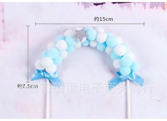 Cổng Bông trang trí bánh
