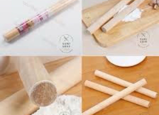 Cây Cán Bột bằng Gỗ 20cm, 30cm, 40cm