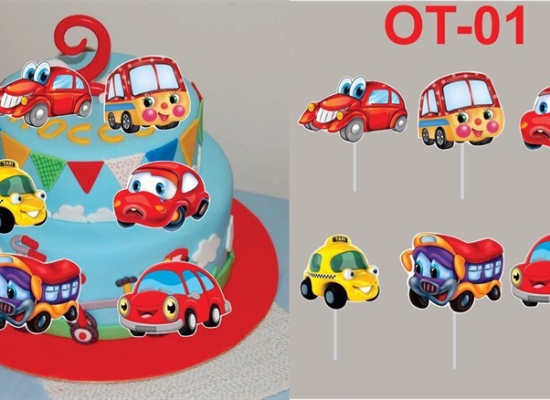 Cắm Giấy các mẫu trang trí bánh