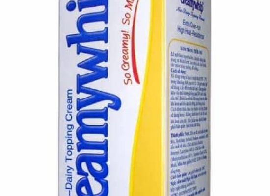 Kem Topping Creamy Whip Ngà