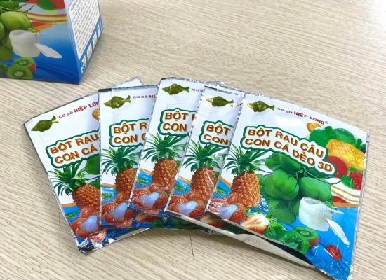 BỘT RAU CÂU CON CÁ DẺO