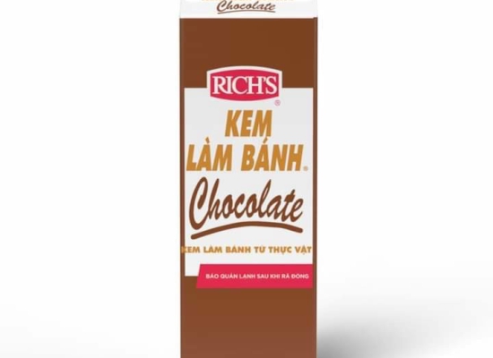 Kem Topping làm bánh vị Sô cô la (scl) Rich