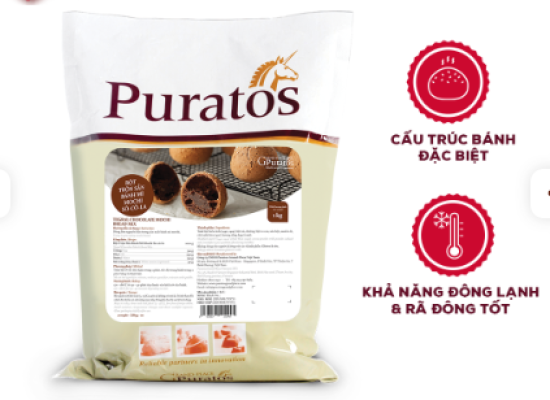 Bột Trộn sẵn Mochi Socola Puratos