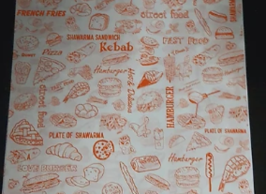 GIẤY thấm dầu GÓI HAMBURGER, DONUT.............