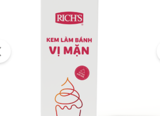 Kem Làm Bánh Vị Mặn Rich