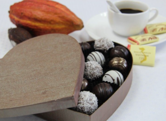 Sô cô la nguyên chất trái banh Cocosphere - Đen 58% - RD-001