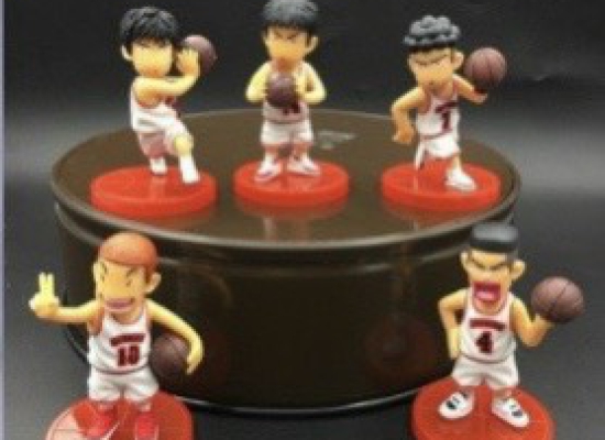 Set Đội bóng rổ trang trí bánh