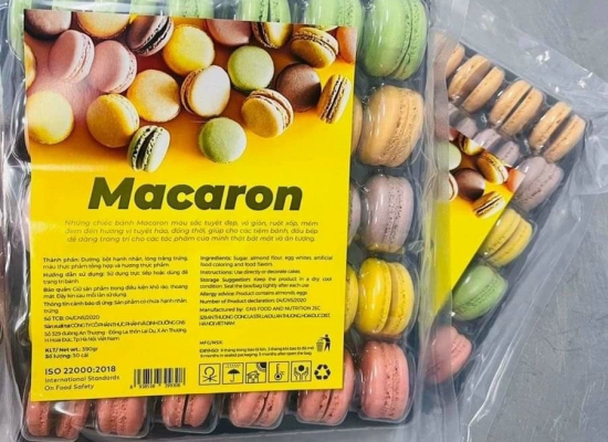 Bánh Macaron đủ màu