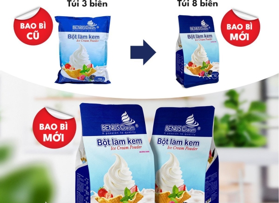 BỘT LÀM KEM TƯƠI ( Vani, SCL....)