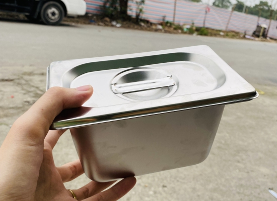 Khay INOX TOPPING 1/9 sâu 6.5cm , 10cm