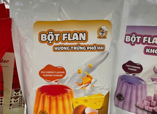 Pudding Trứng Phô Mai Sóc Vàng 