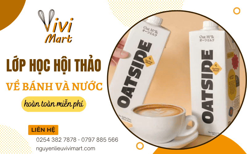 lớp học hội thảo miễn phí về bánh và nước