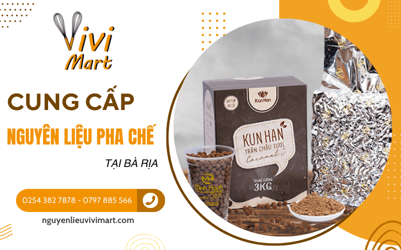 nguyên liệu pha chế tại Bà Rịa